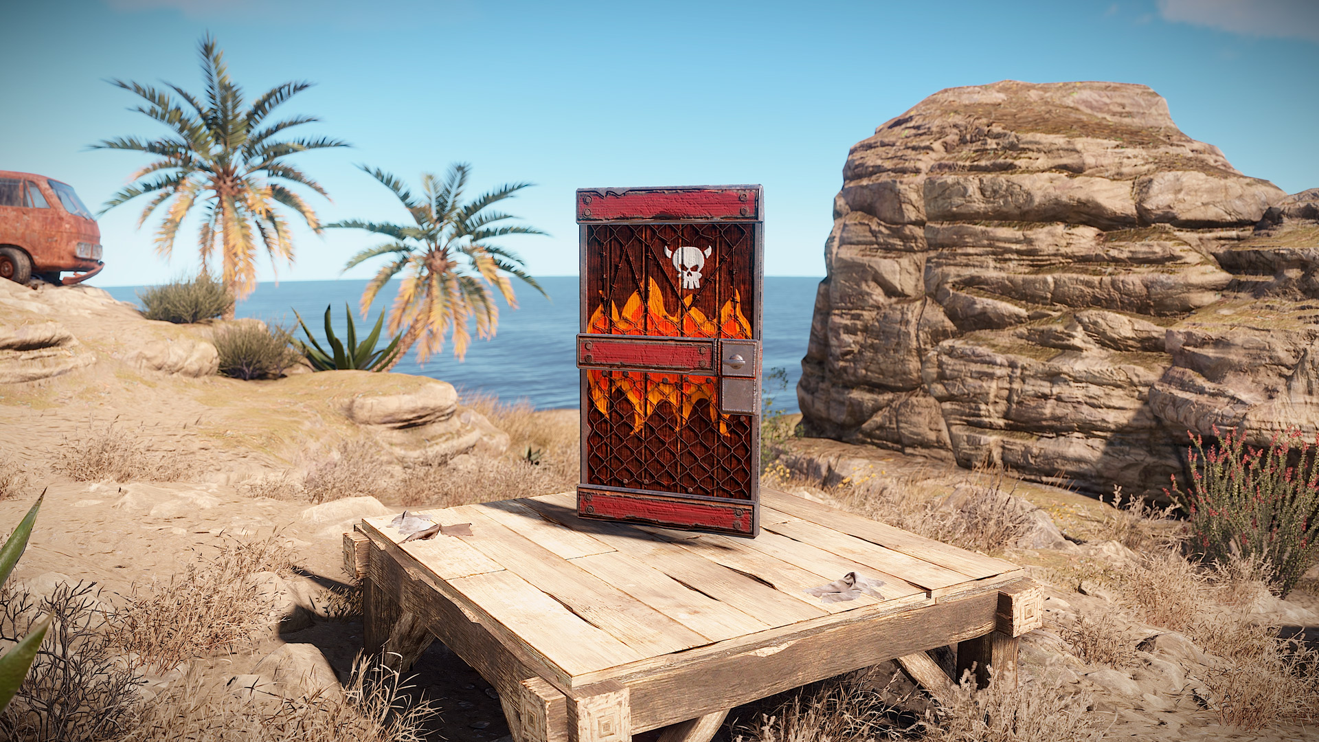 Brothers of Fire Wooden Door