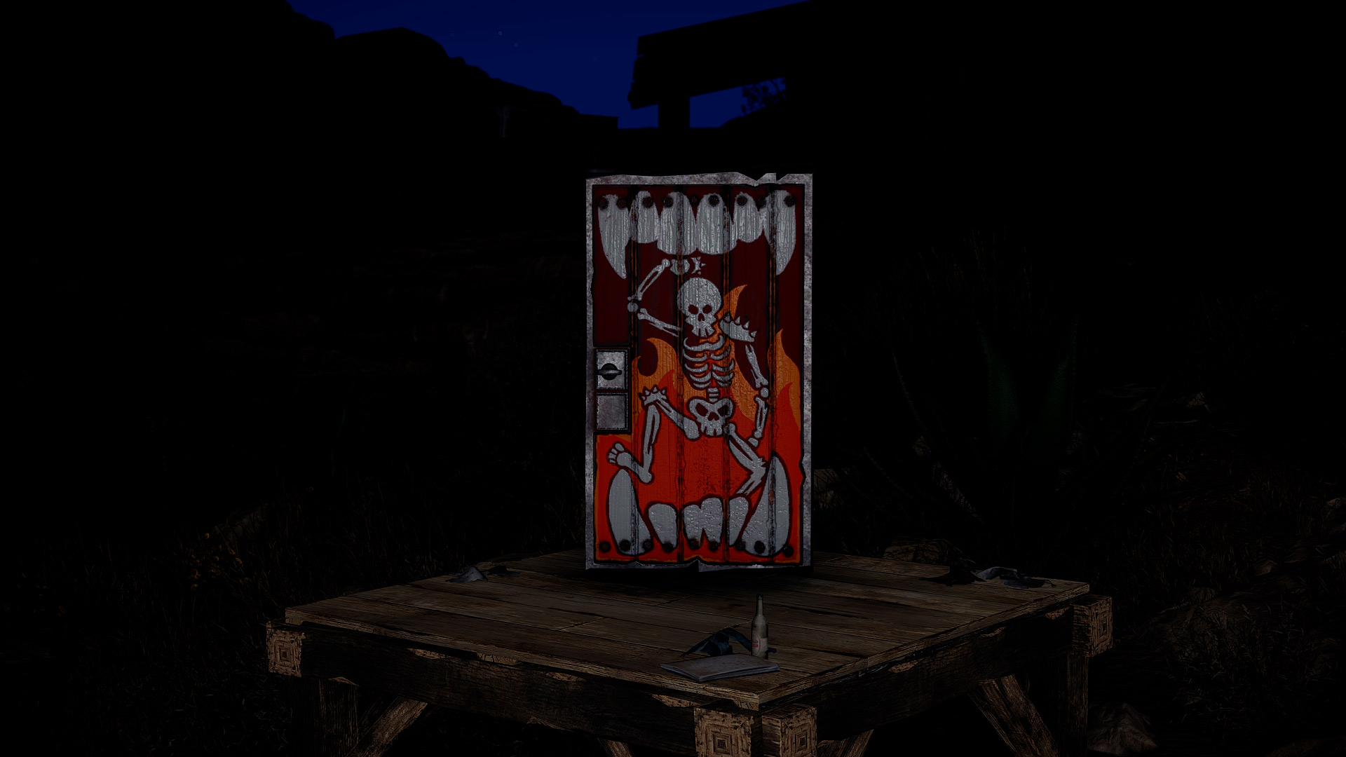 Brothers of Fire Wooden Door