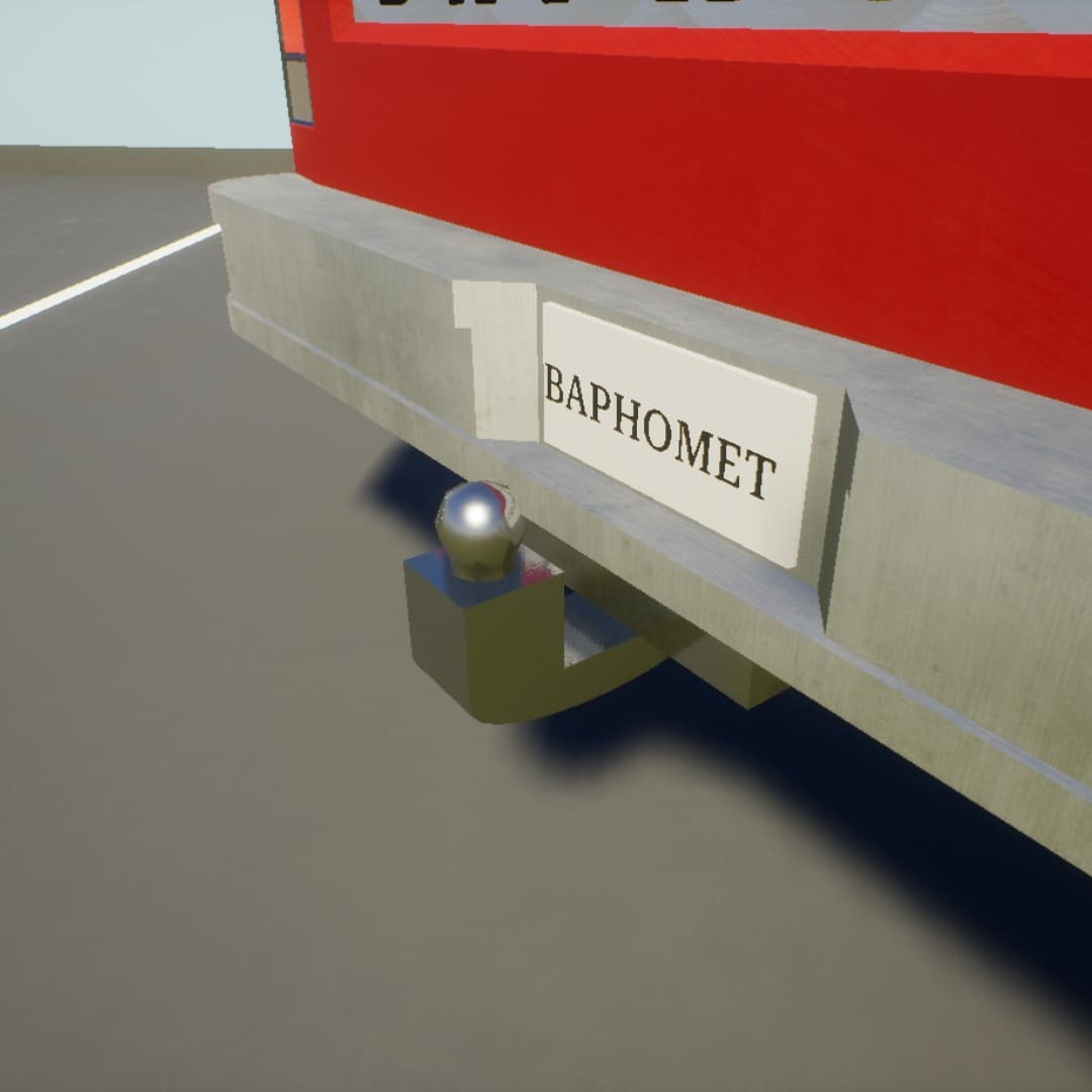 1978 Baphomet Trailer Hitch