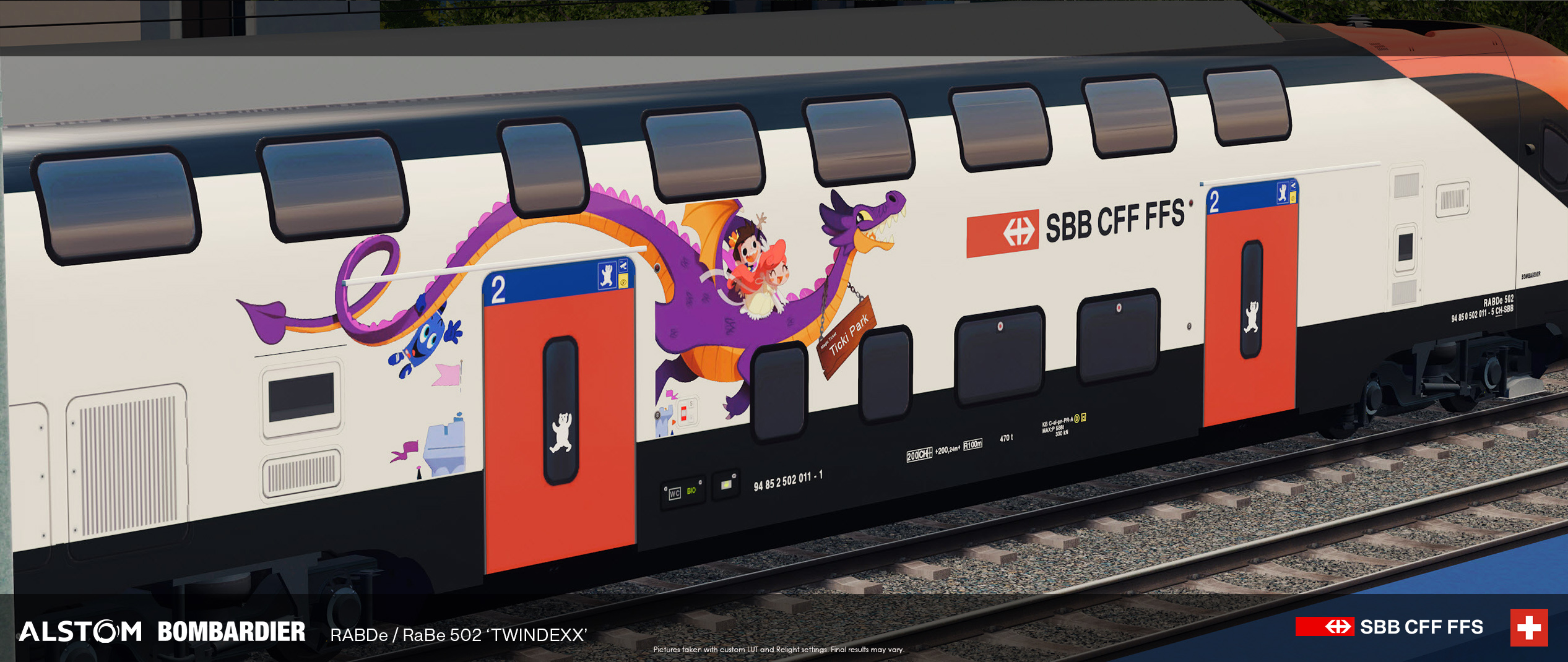 Steam Workshop::Alstom TWINDEXX - SBB RaBDe 502 'Romanshorn' (8Cars)