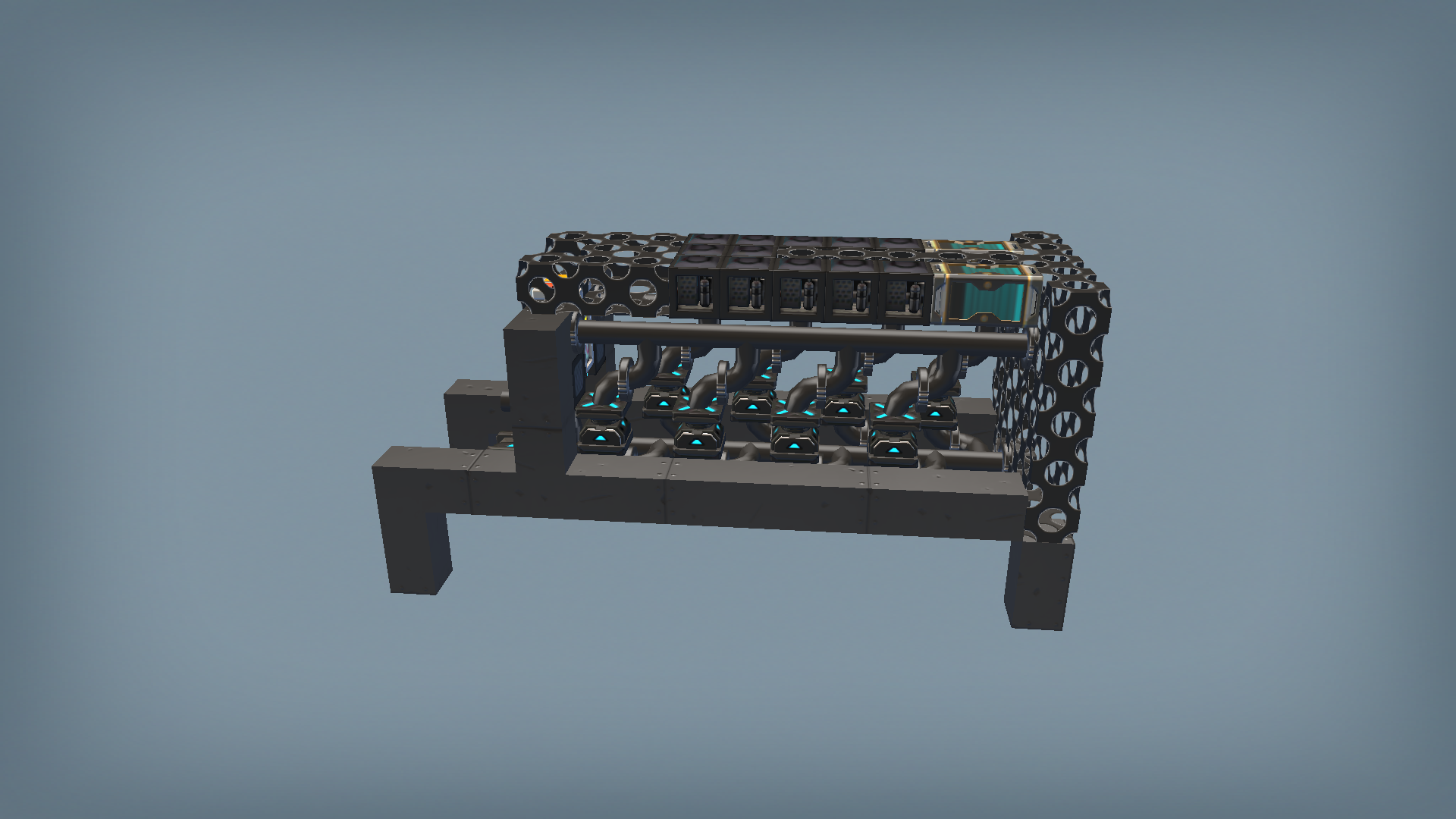 V8 piston engine ECU