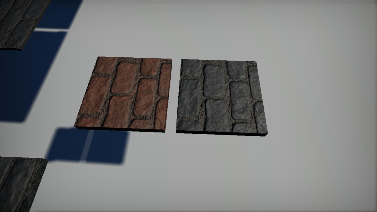 Rough Brick Pavement 0.5m Flexicolour