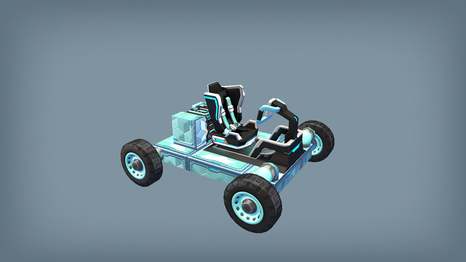 blue car