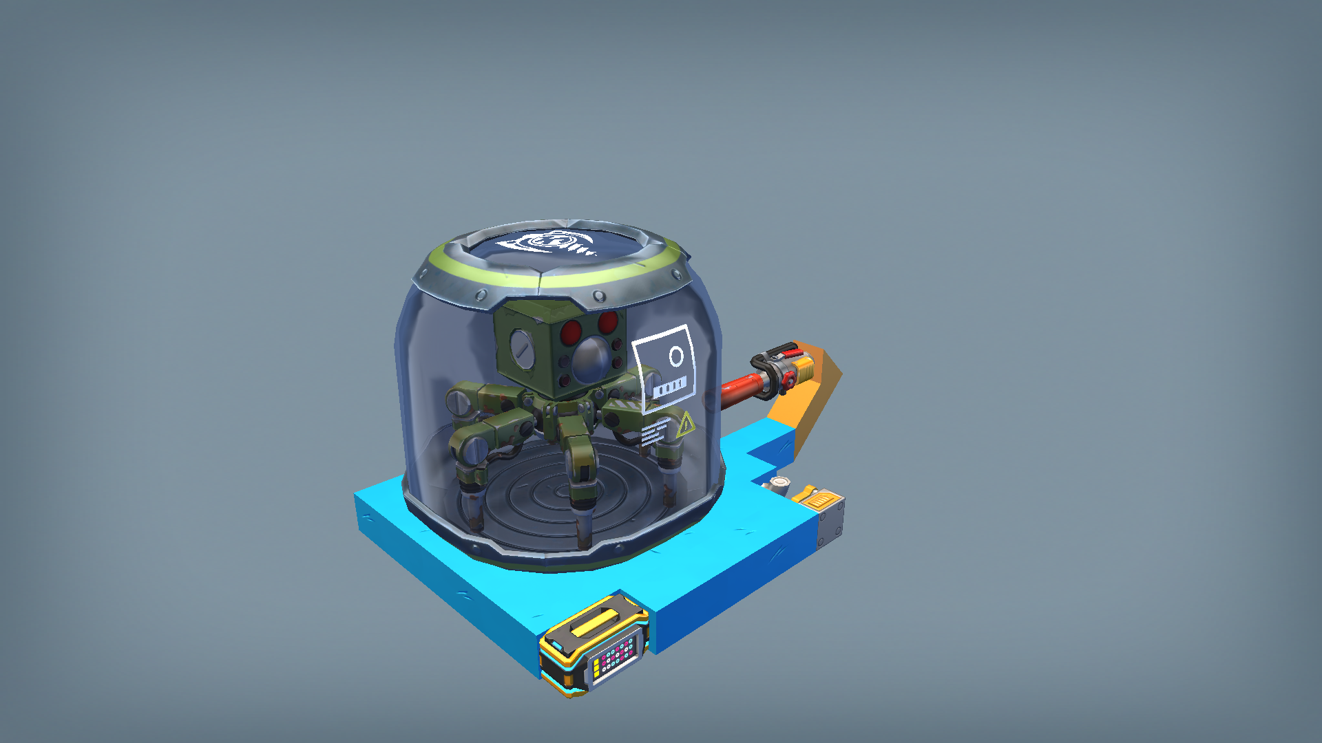 totebot on a platform