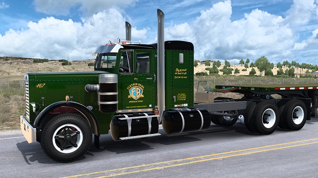 Flatbed Bros skin for the MTG Peterbilt 281/351