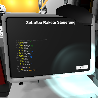 Zebulba Rakete Steuerung