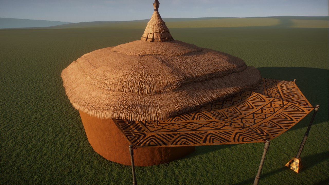 Shelter with an Awning