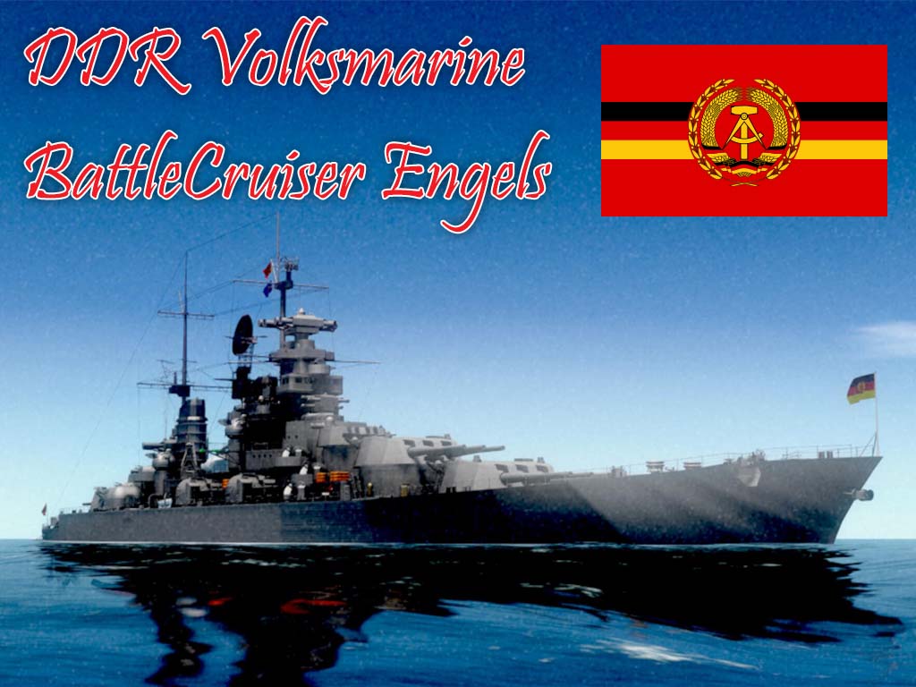 DDR Volksmarine Battlecruiser Engels 东德人民海军“恩格斯”号战列巡洋舰