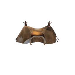 Native American teepee model preview