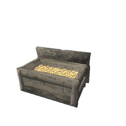 Crate with straw small preview