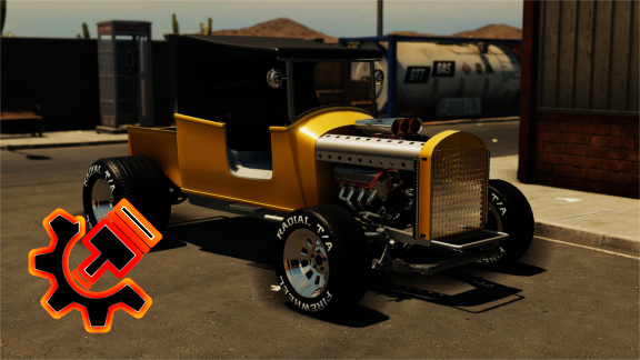 [CONFIG] Smith and Parker Old Daddy T (Proper Scale) 1924 Model T Roadster Pickup Custom V8 Supercharged