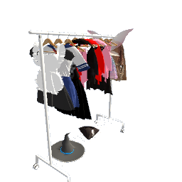 Costumes on rack