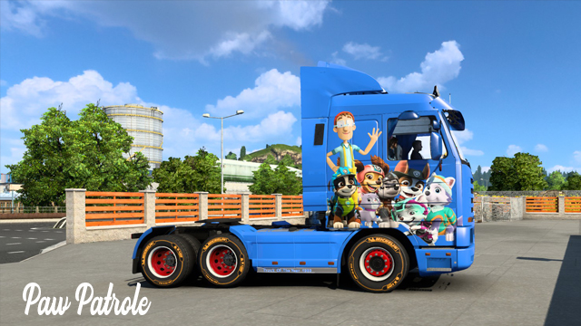 Paw patrole scania 143