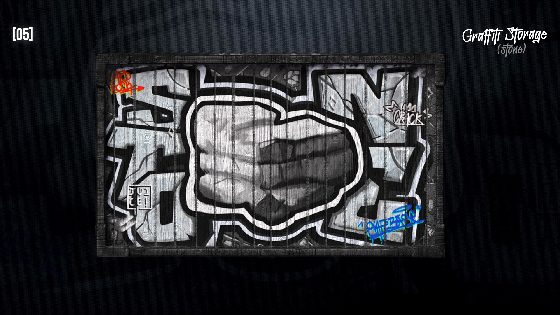 Graffiti Stone Storage