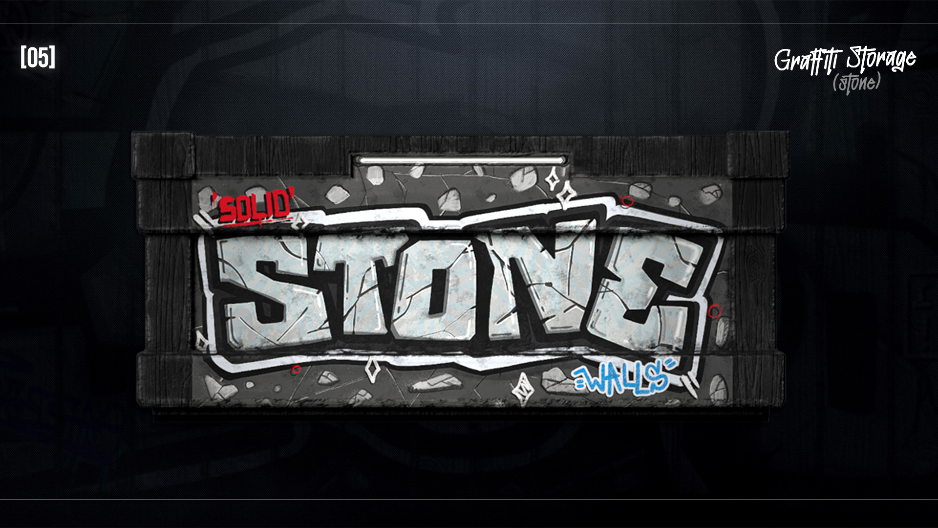 Graffiti Stone Storage