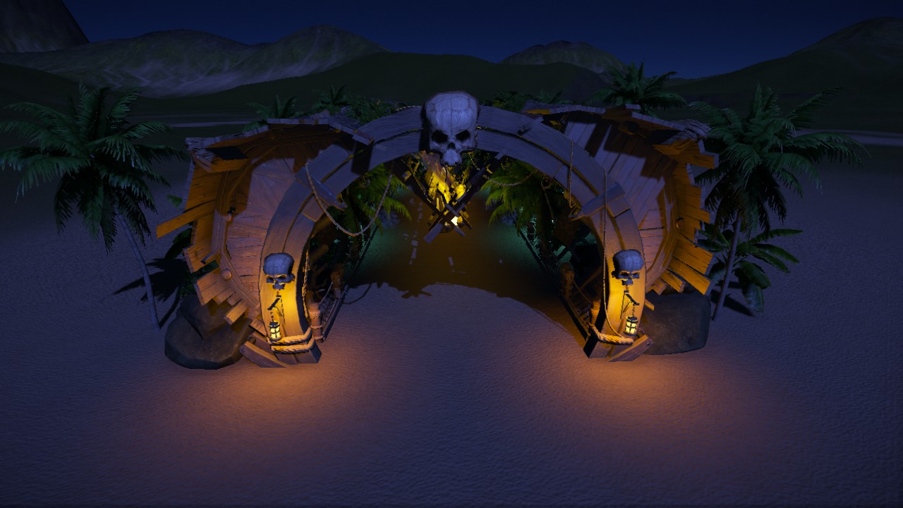 Pirate Walk / way Scene begin/end preview
