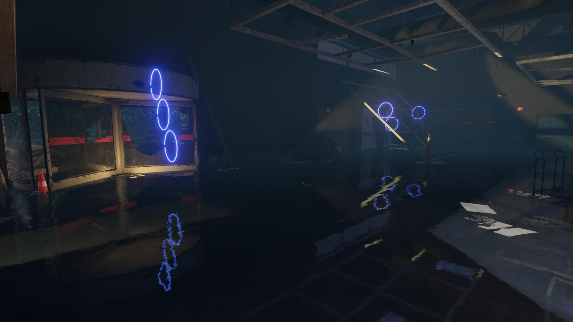 [Technical micro] flooded neon circles