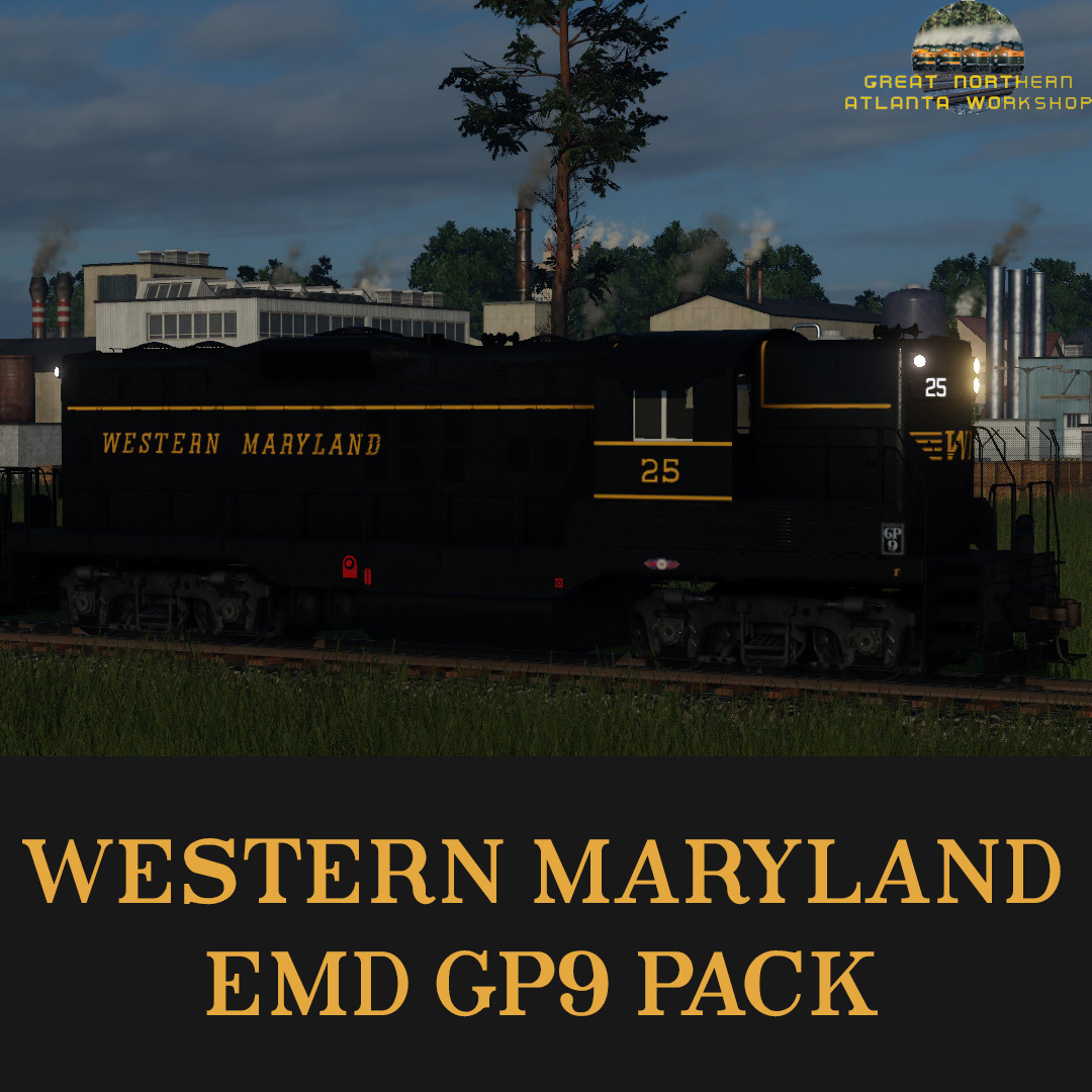Western Maryland GP9 Pack