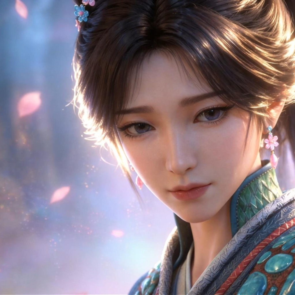 梅凝4K双马尾动态循环壁纸-落雨无声-凡人修仙传 preview