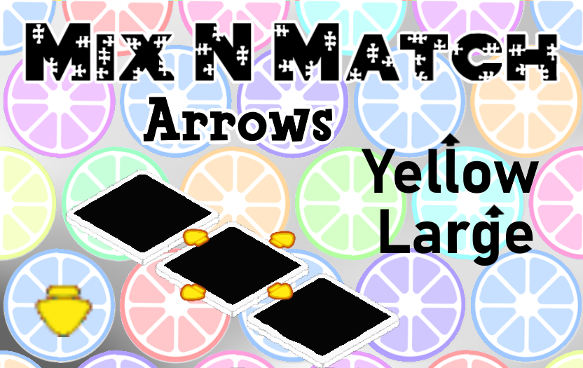 MixN'Match Arrows Yellow Large OJ