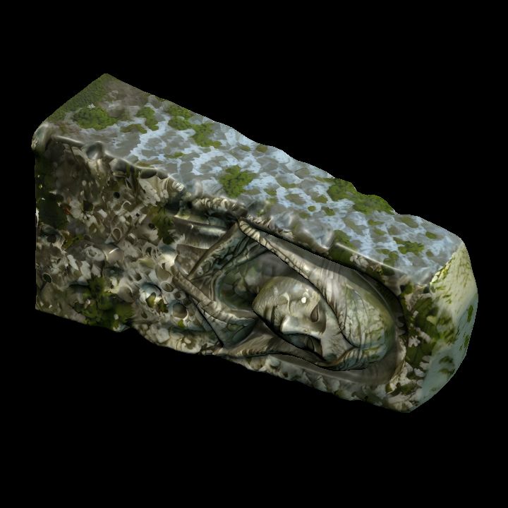 Obelisk memorial 3 toppled