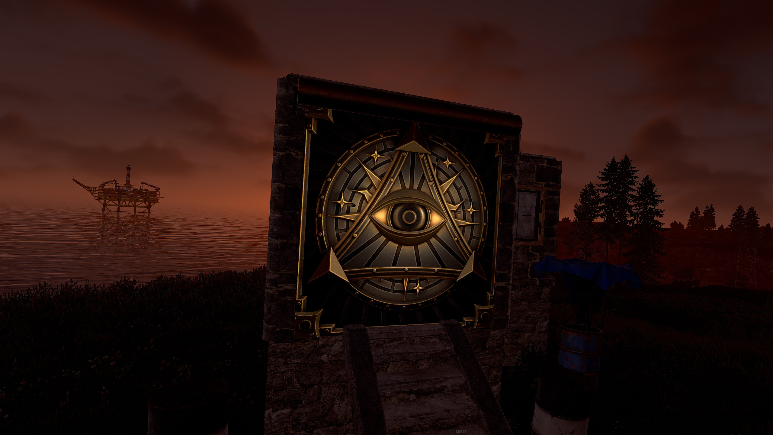 All-Seeing Eye Garage Door thumbnail 8