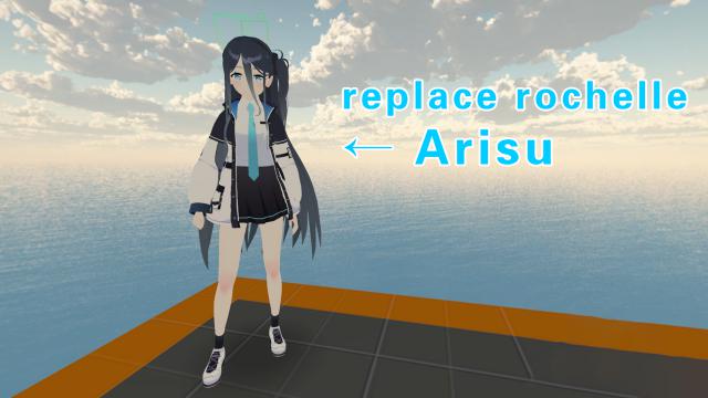 Blue Archive Arisu（蔚蓝档案 天童爱丽丝）replace rochelle