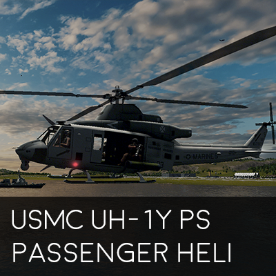 USMC UH-1Y Venom (Passenger Heli)