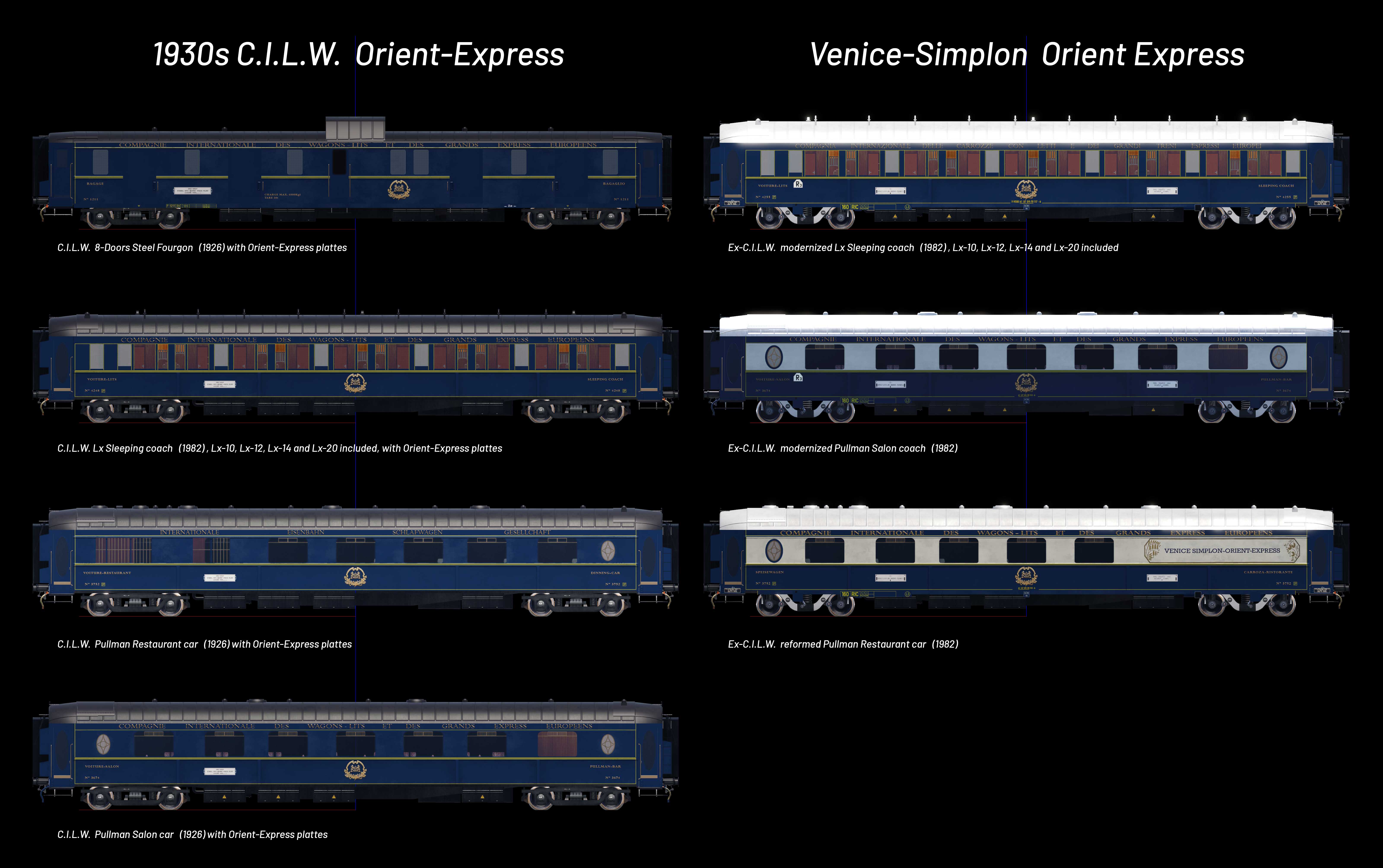 Steamワークショップ::CIWL Orient Express and Venice-Simplon Orient