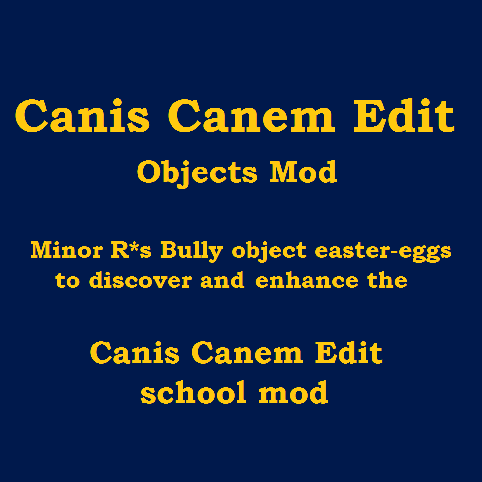 Canis Canem Edit objects