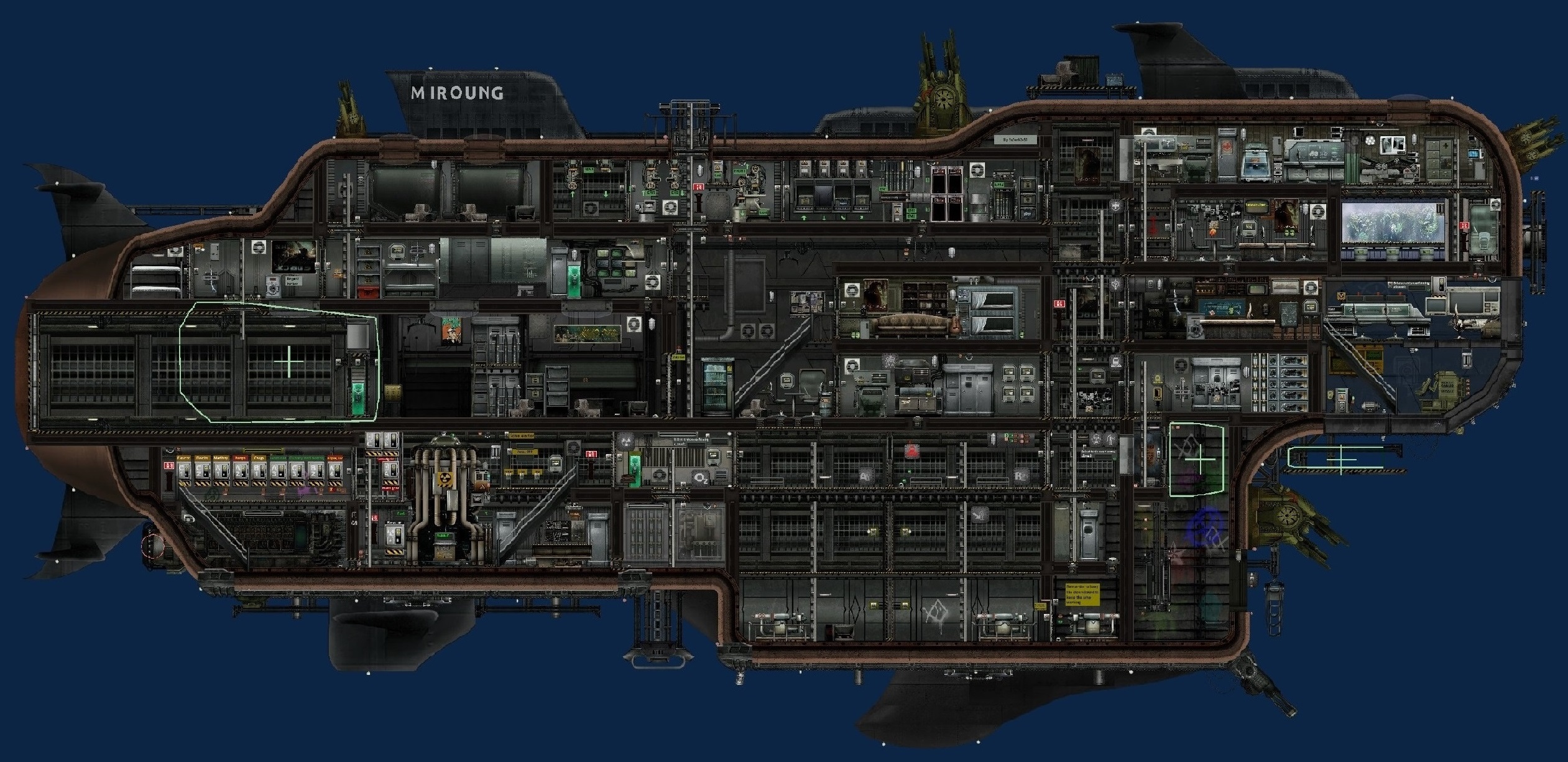 Miroung (Vanilla-like medium size-sub. Campaign balanced) – Barotrauma Mod