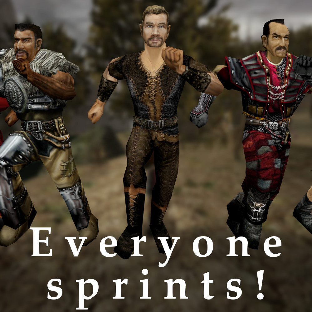 Everyone sprints!