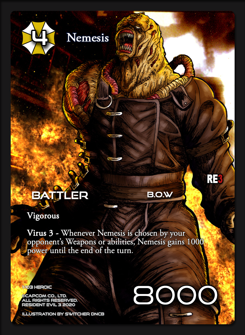 Steam Workshop::Resident Evil Trading Card Game Set 1