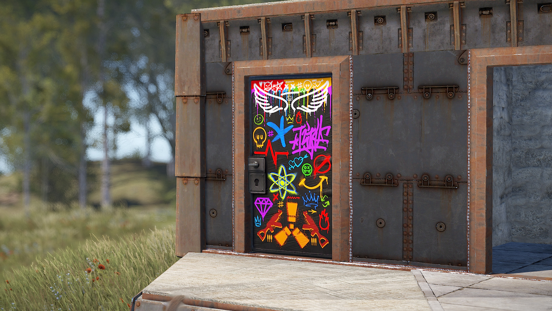 Spraycan Sheet Metal Door