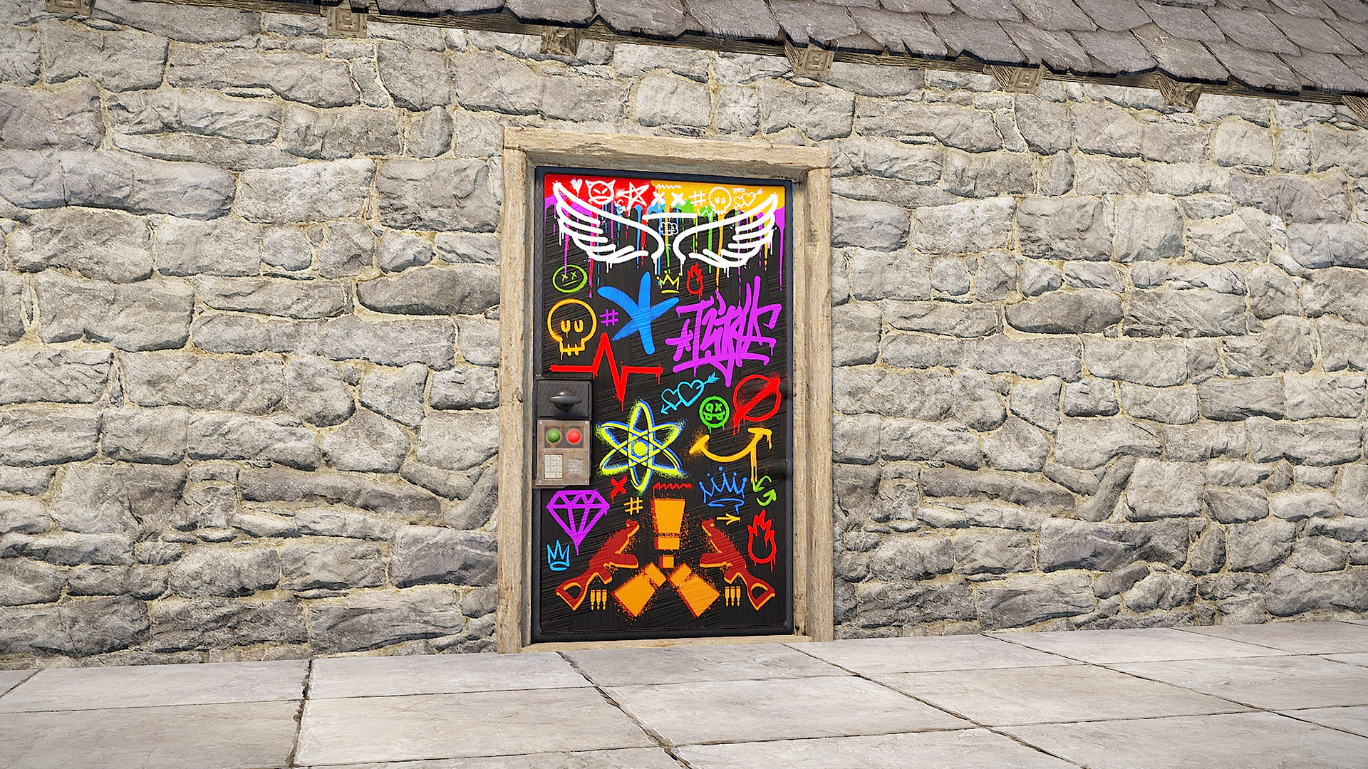 Spraycan Sheet Metal Door