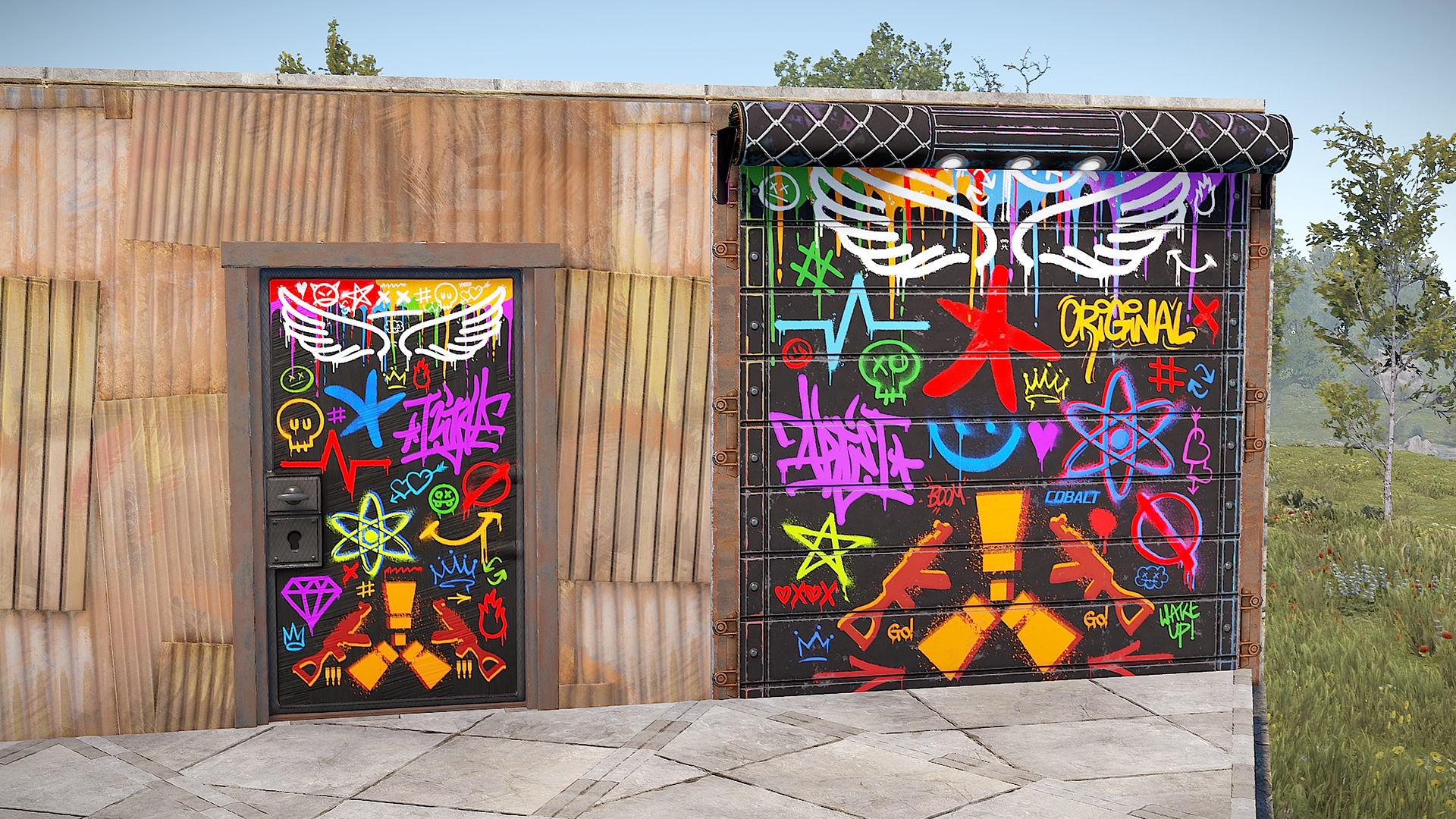 Spraycan Sheet Metal Door