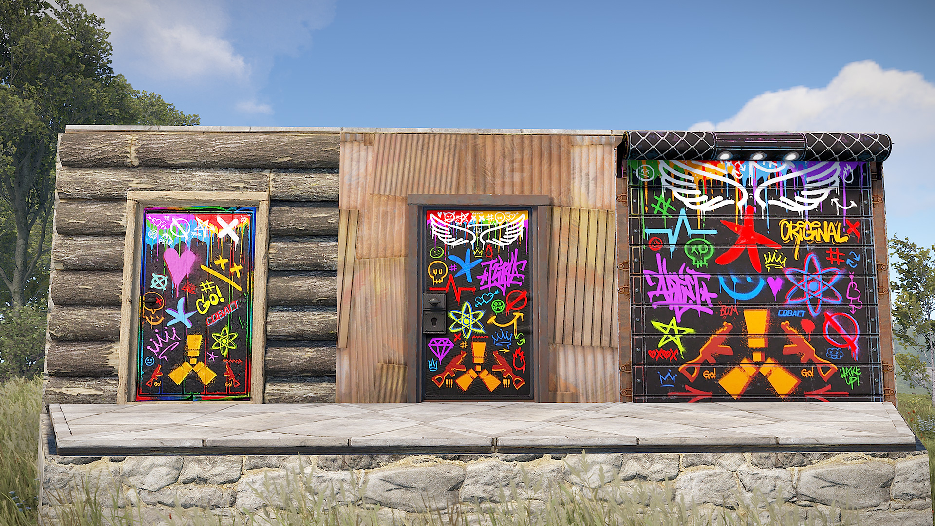 Spraycan Sheet Metal Door