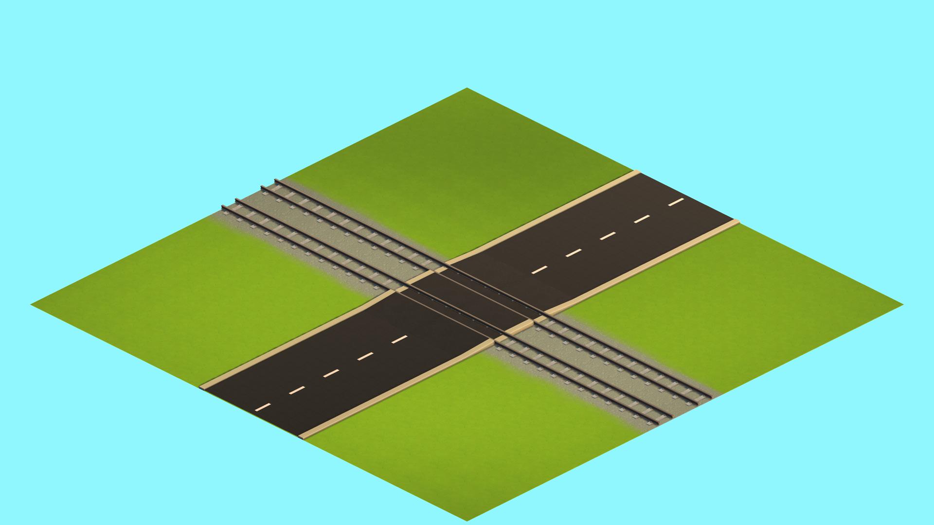 Straight Railroad corssing.tile