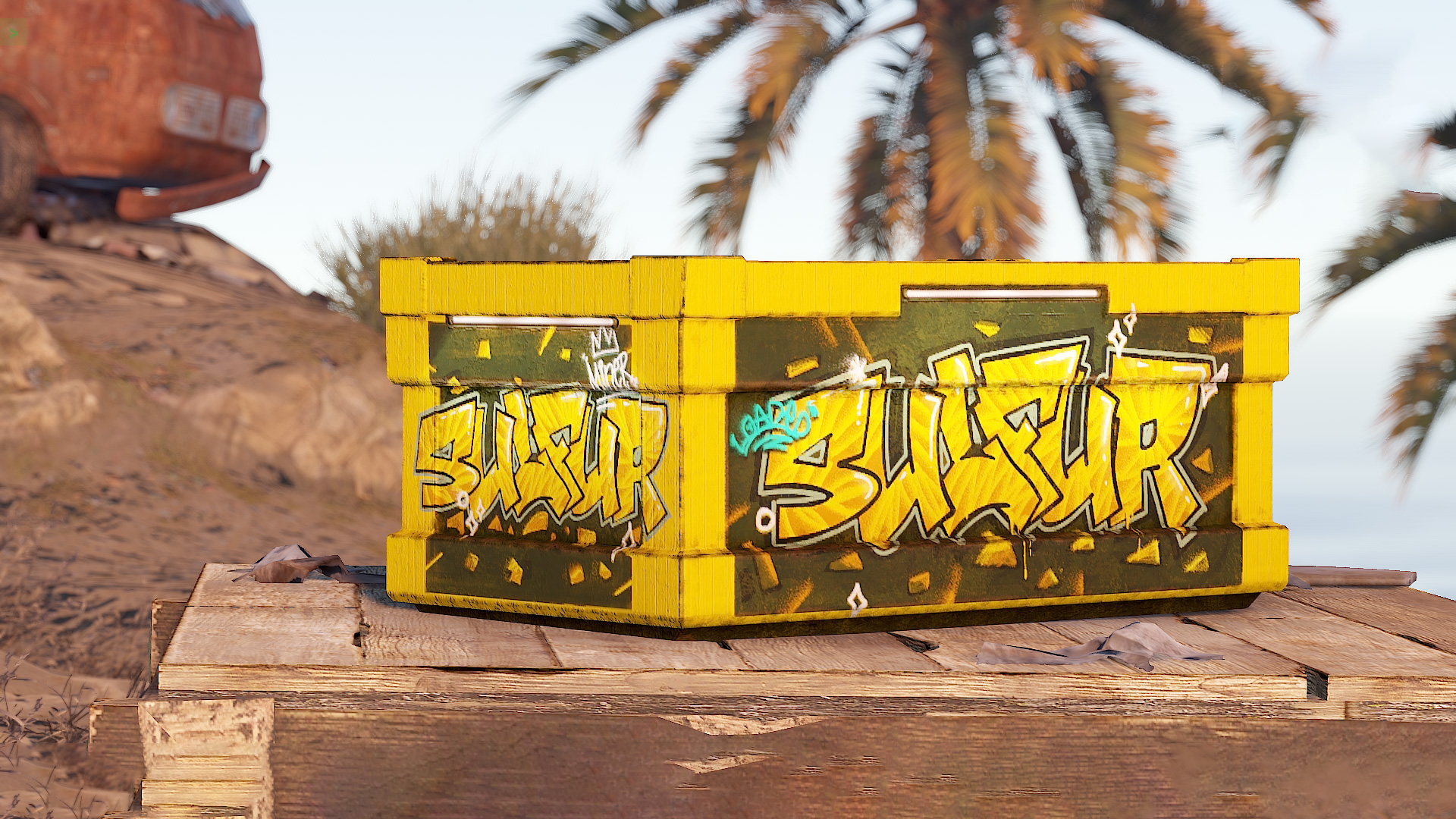 Graffiti Sulfur Storage