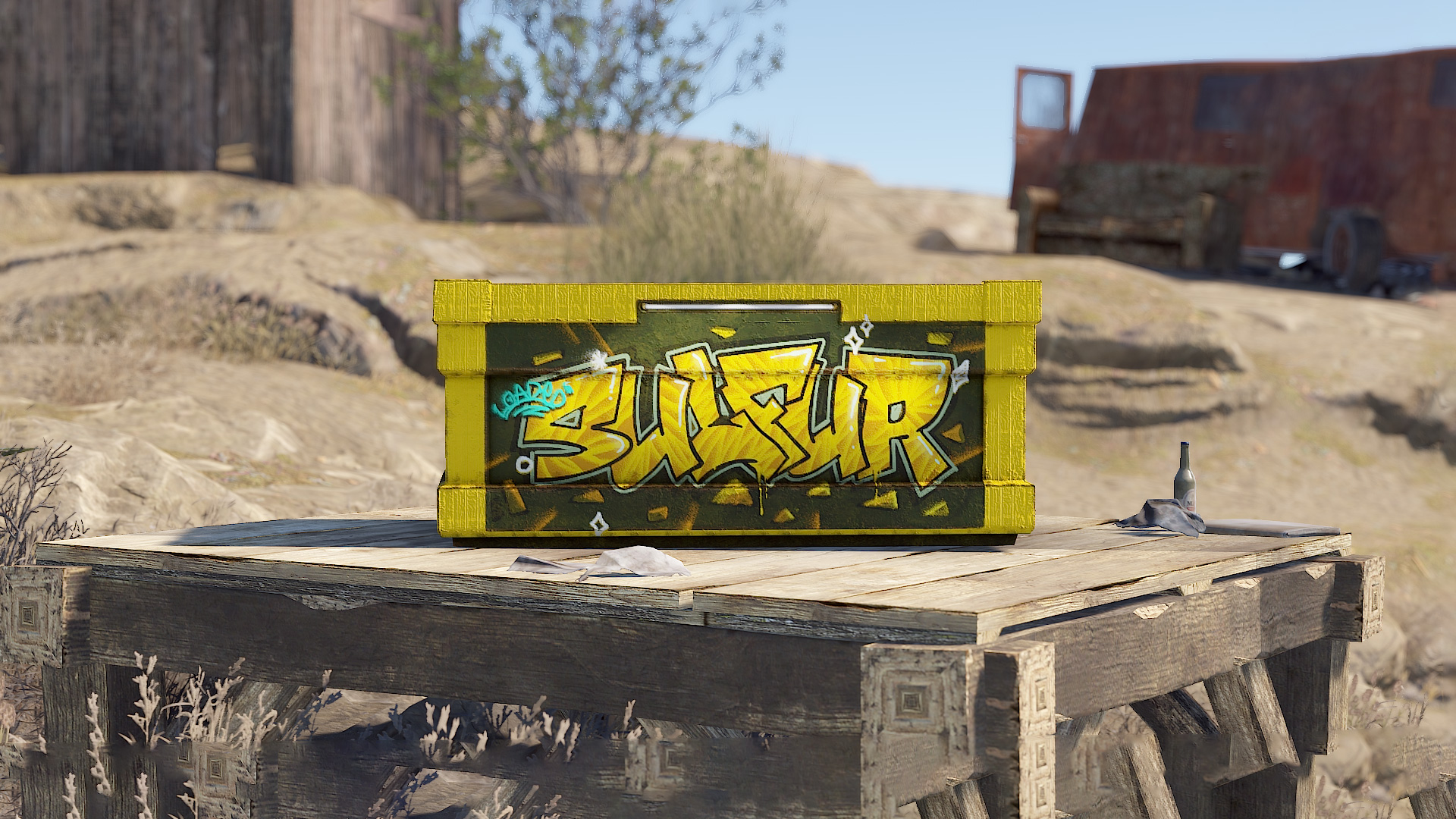 Graffiti Sulfur Storage
