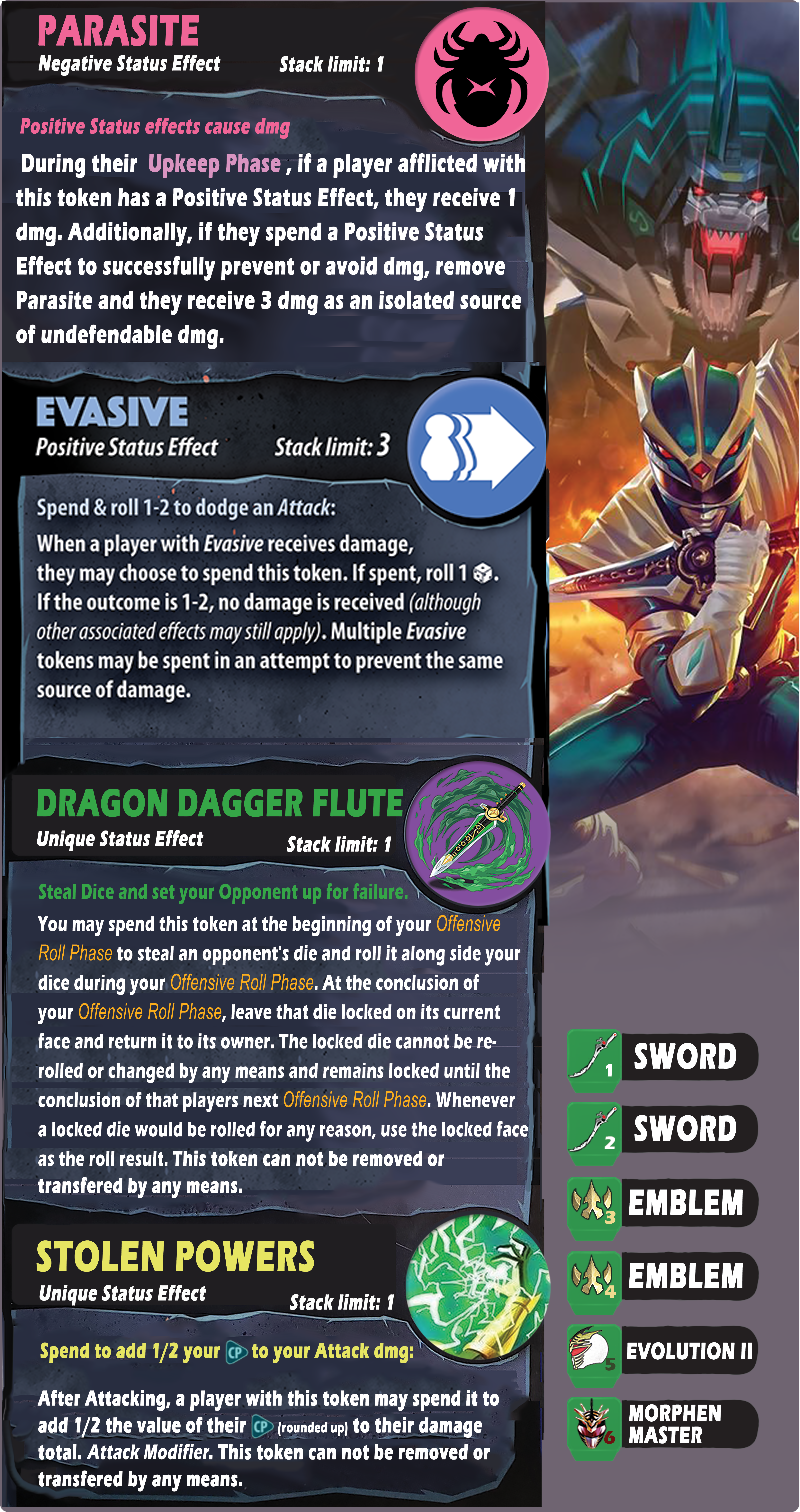 DT Homebrew TMFGPR Lord Drakkon: finished  printNplay ready