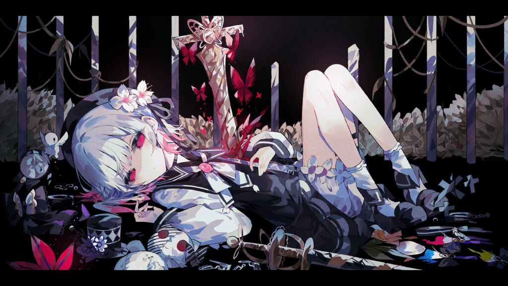 魔法少女ノ魔女裁判～the first page～ブラッディーティーセット 魔法少女ノ魔女裁判～the first page～』 Bloody Tea Set