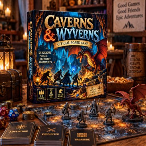 Caverns & Wyverns - Board Game preview