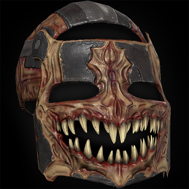 Cursed Metal | Metal Facemask (transparent)