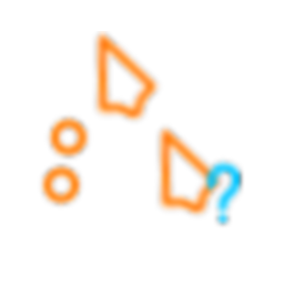 Oxy-Neon Orange Cursors