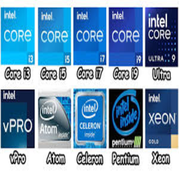 ALL INTEL CPU from 6th gen to Core Ultra 3