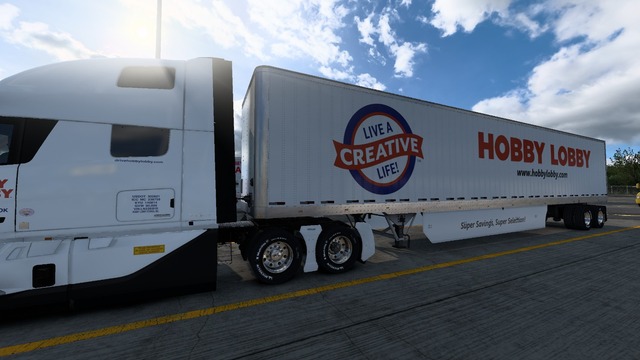 Hobby Lobby 53' SCS Box Trailer Skin preview
