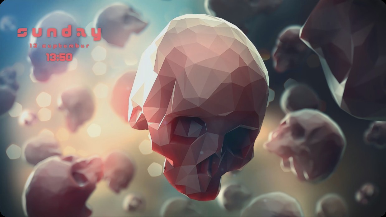 Abstract Skull