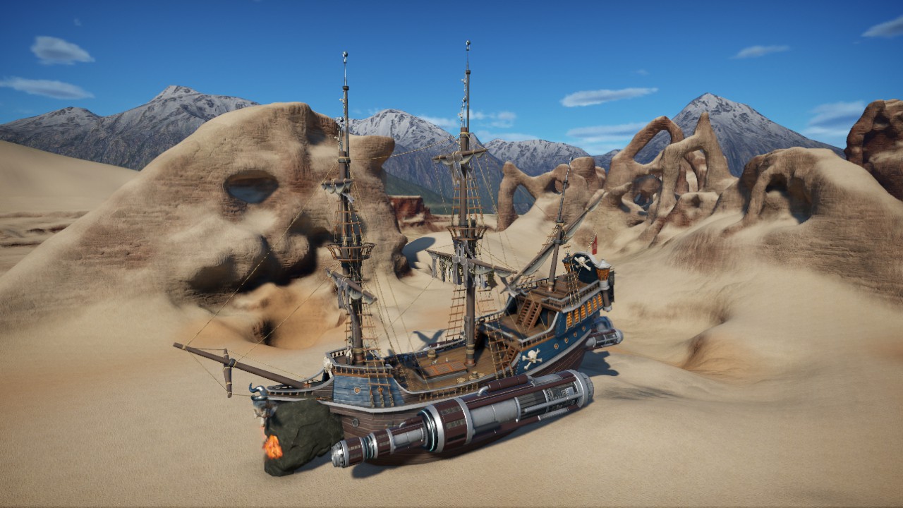 SCIFI PIRATE SHIP