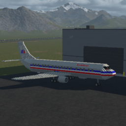 Softbody AIR LINER Airbus A300 American Airlines